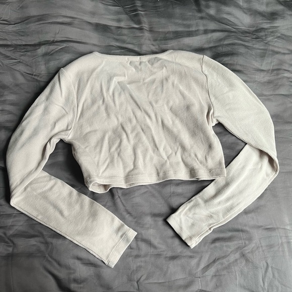 Garage Cream long sleeve top - Picture 2 of 2
